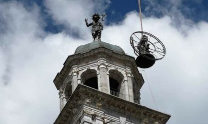 A Clusone la Basilica è senza campane per restauri, torneranno ad ottobre