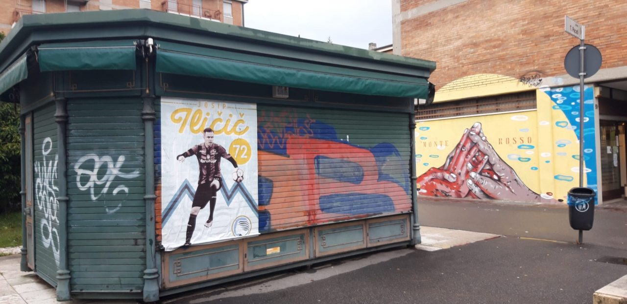 L’abbraccio di Bergamo a Ilicic non si ferma: in città spuntano dei manifesti a lui dedicati