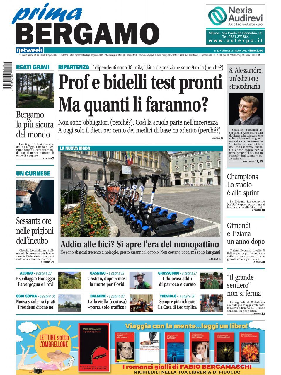 Cosa c’è nel numero di PrimaBergamo oggi in edicola