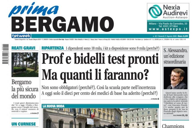 Cosa c’è nel numero di PrimaBergamo oggi in edicola