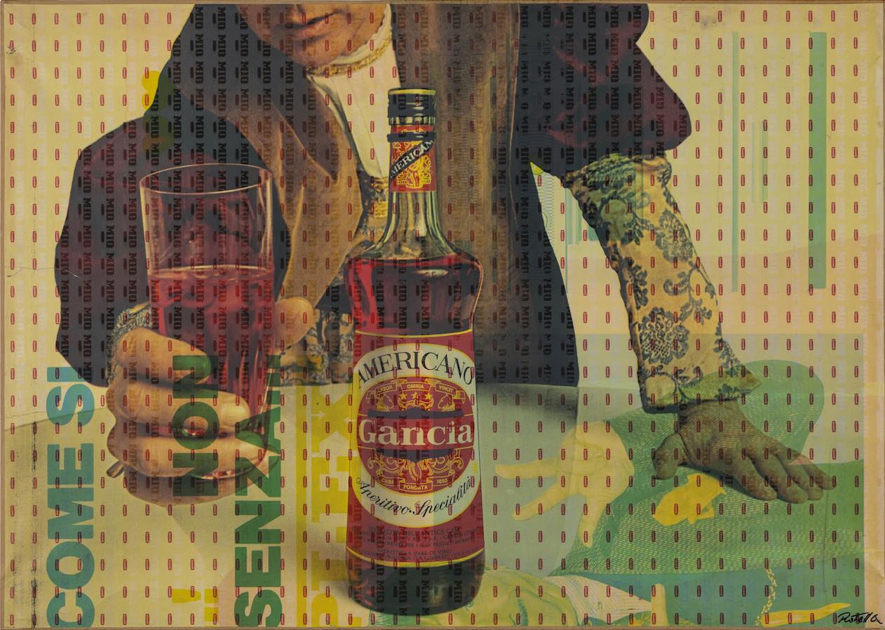 04. Mimmo Rotella, Americano, 1966, riporto fotografico su tela, 100x142 cm-1