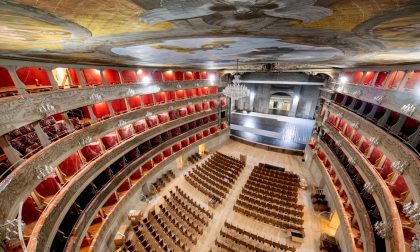 Ecco l'aspetto del Nuovo Teatro Donizetti: manca veramente poco alla fine del restauro