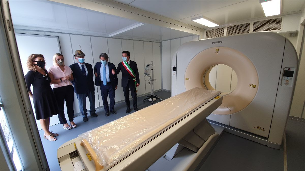 L’ospedale da campo degli Alpini in quel della Fiera si arricchisce di una nuova Tac