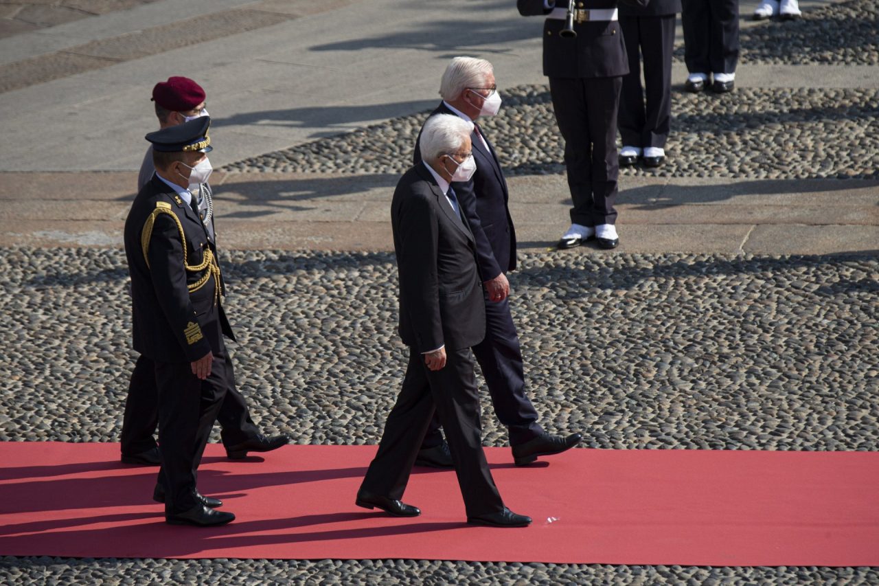È Felice Perani, di Casnigo, il primo paziente guarito dal Covid a incontrare Mattarella e Steinmeier