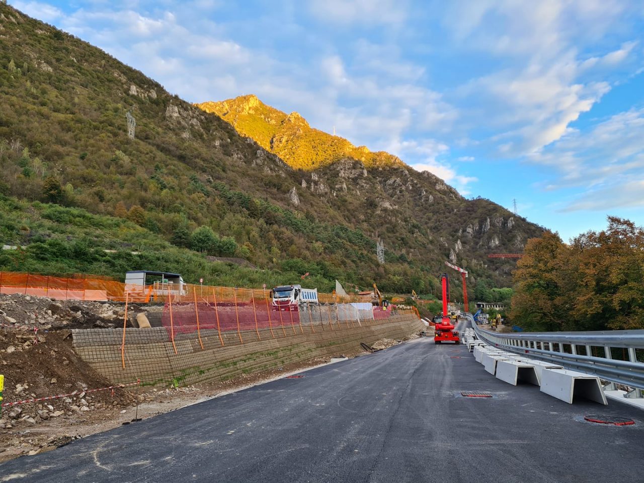 Proseguono i lavori per la “Variante di Zogno”, fine prevista entro l’estate 2021