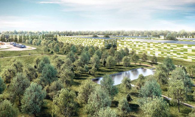 Ecco il Kilometroverde: un enorme parco industriale che vuol cambiare la logistica