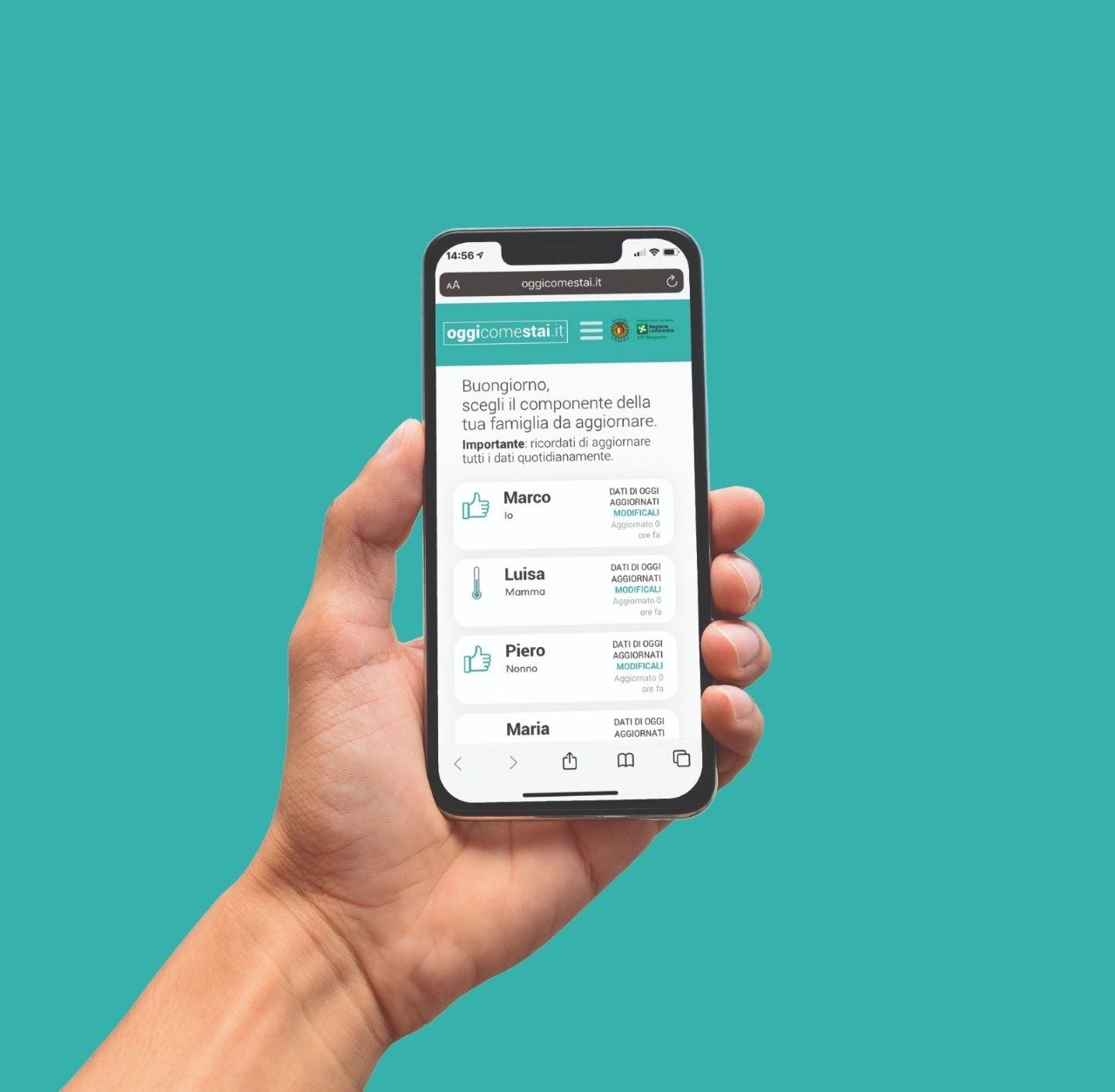 Il contagio torna a preoccupare, il Comune di Bergamo riattiva la web app “Oggi come stai”