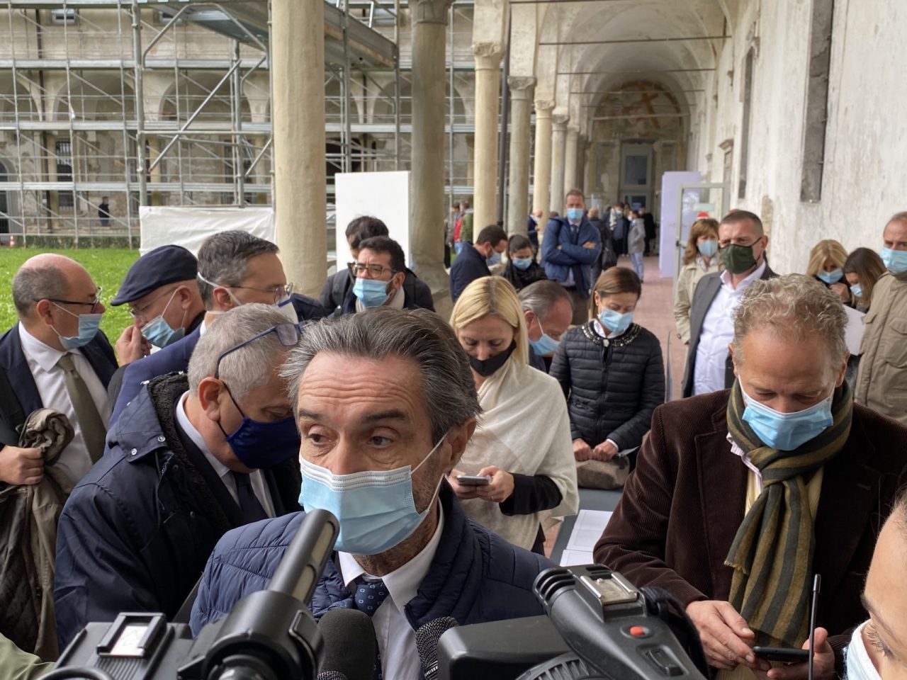 Le foto e le parole di Fontana a Bergamo per il “Piano Lombardia” (per la nostra terra 252 milioni)