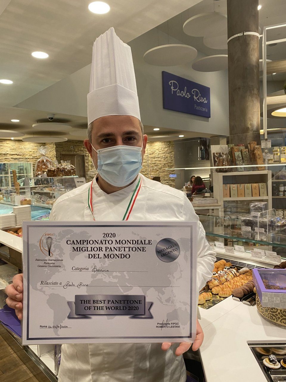 Il panettone del bergamasco Paolo Riva è il secondo più buono del mondo