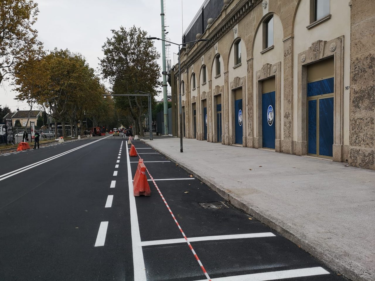 E fu così che, con la fine dei lavori al Gewiss, anche viale Giulio Cesare è stato riaperto
