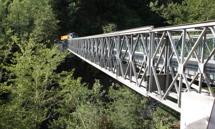 A Taleggio arriva un nuovo viadotto al posto del ponte "bailey". Pronto entro il 2021