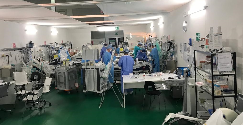 Confermata la «riduzione significativa» della richiesta di posti letto Covid. In Fiera 36 pazienti