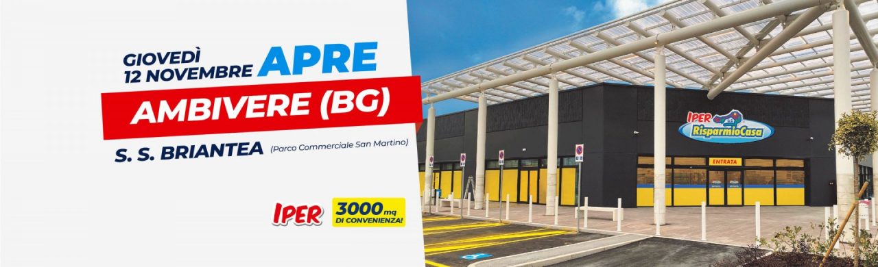 Taglio del nastro per il nuovo parco commerciale di Ambivere