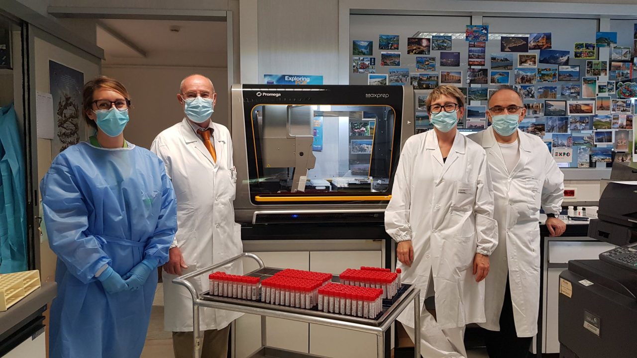 Da 92 a 1.071 tamponi analizzati al giorno: la crescita del laboratorio dell’Asst Bergamo Ovest