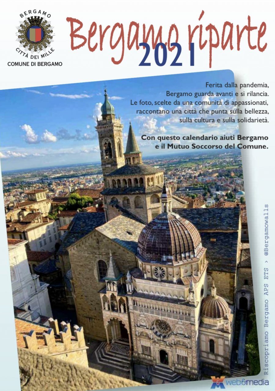 Arriva “Bergamo riparte 2021”, il calendario solidale per sostenere la città dopo il Covid