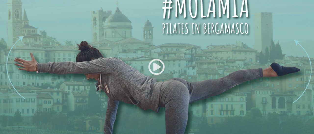 Marina, l’insegnante di pilates di Curno, che si è messa a fare lezione… in bergamasco