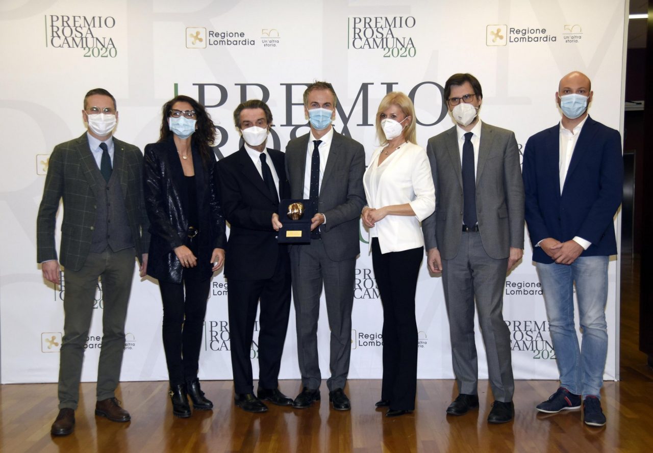 Ad Atalanta, Felice Gimondi, Michela Moioli e Giovanni Licini il premio Rosa Camuna