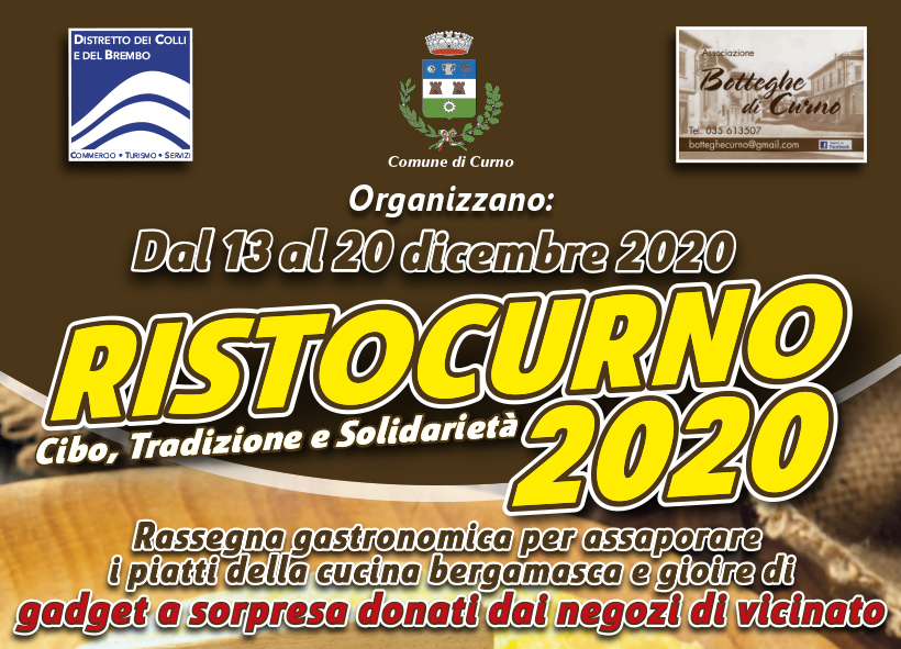 Torna “Ristocurno” con menù speciali tipici della tradizione e gadget a sorpresa