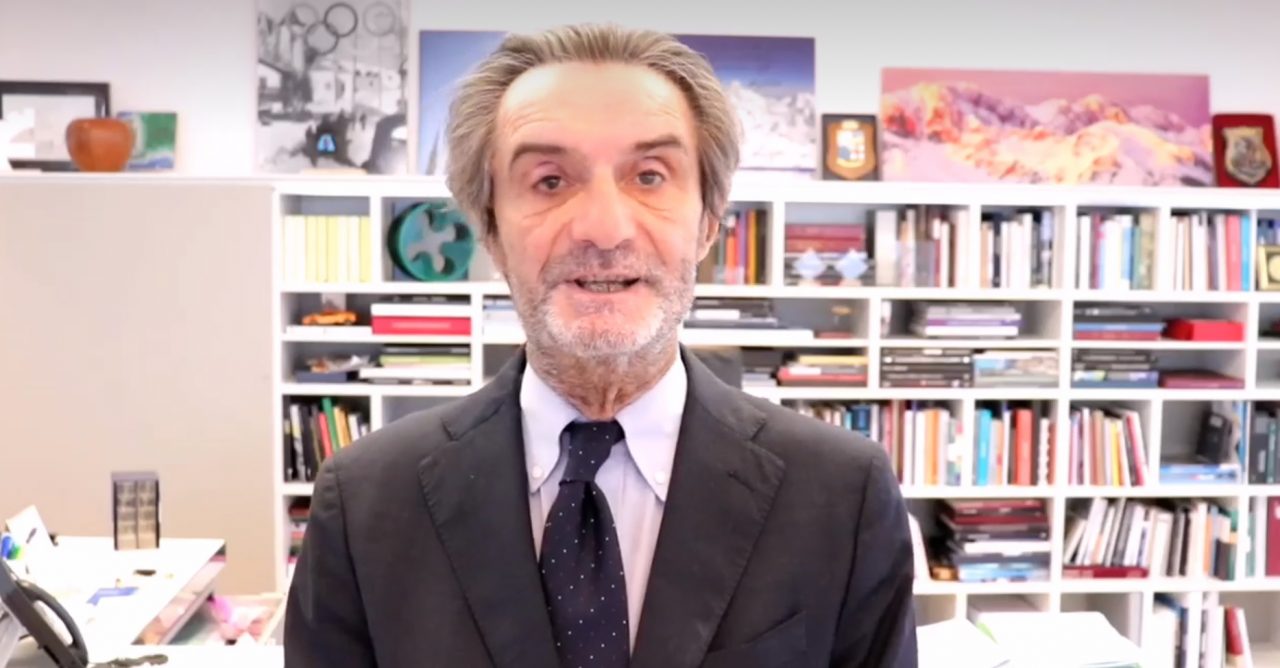 L’annuncio di Fontana: da domenica 13 dicembre la Lombardia sarà zona gialla