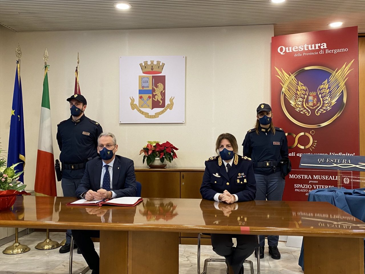 L’attività della Questura di Bergamo nel 2020: diecimila reati in meno rispetto al 2019
