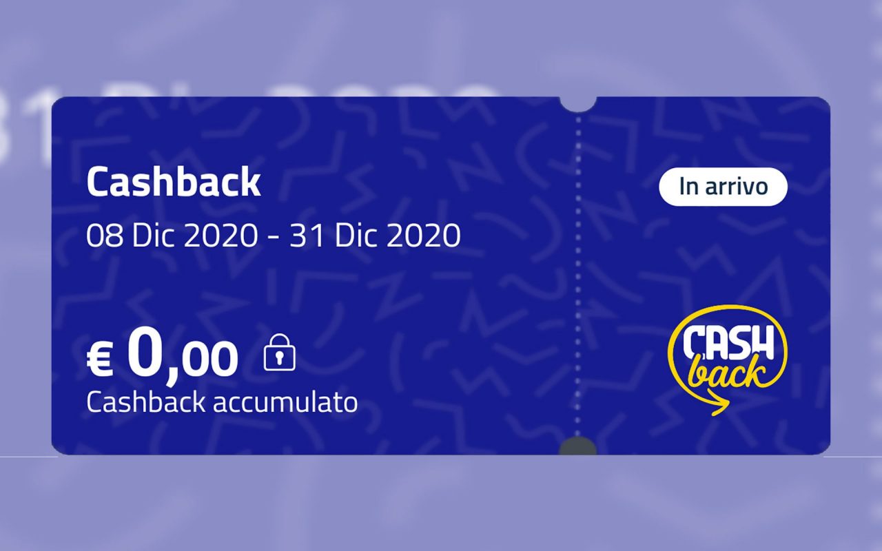 Errore nel salvataggio della carta per il cashback? Invertite nome e cognome