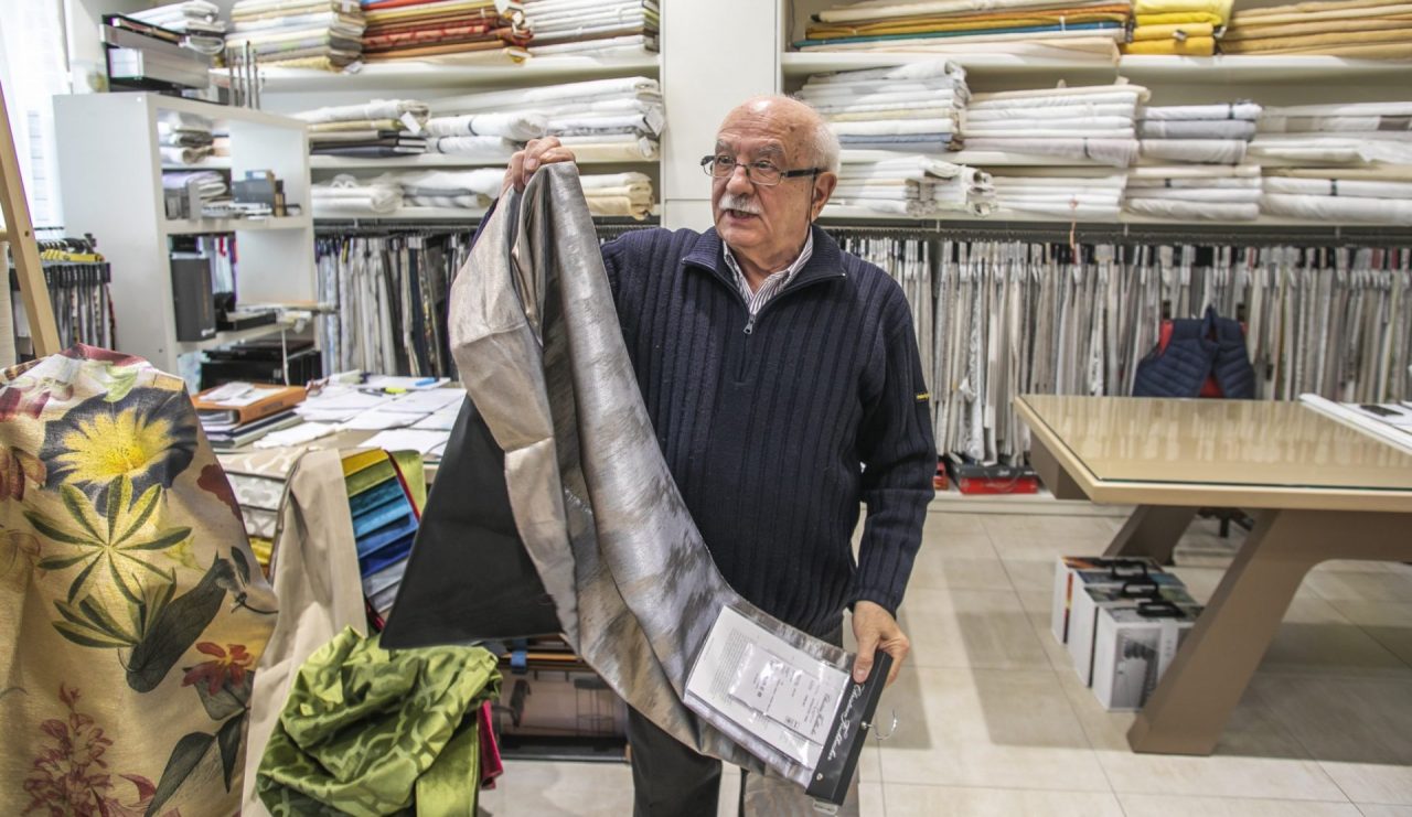 Addio a Pierino Nocenti: 60 anni tra biancheria, tendaggi e tessuti