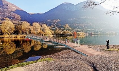 Lago di Endine, una passerella unirà le due sponde tra Spinone e Monasterolo