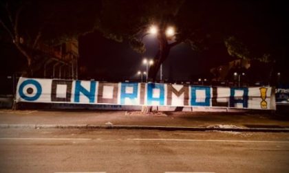 La Nord suona la carica con uno striscione allo stadio: «Onoriamo la Coppa Italia»