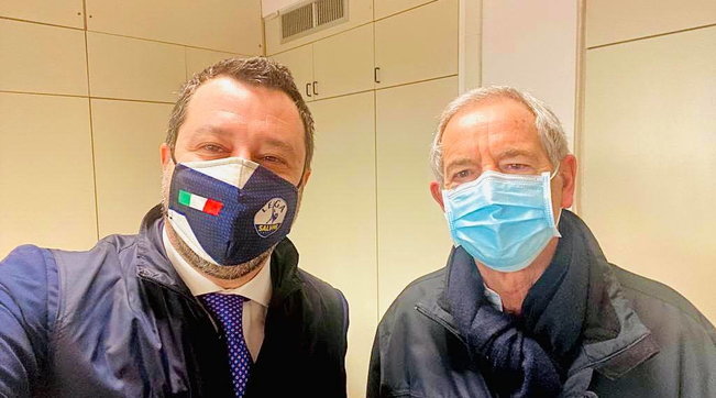 Vaccinazioni anti-Covid, Salvini vuole proporre il «modello Lombardia» a Draghi