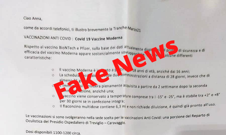 Allarme truffa sui vaccini anti-Covid: a lanciarlo è l’Asst Bergamo Ovest