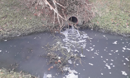 Guasto alla Diachem, acque contaminate finiscono nel fosso