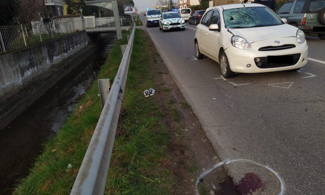 Giovane di 23 anni travolta da un’automobile a Verdello: le sue condizioni sono gravi
