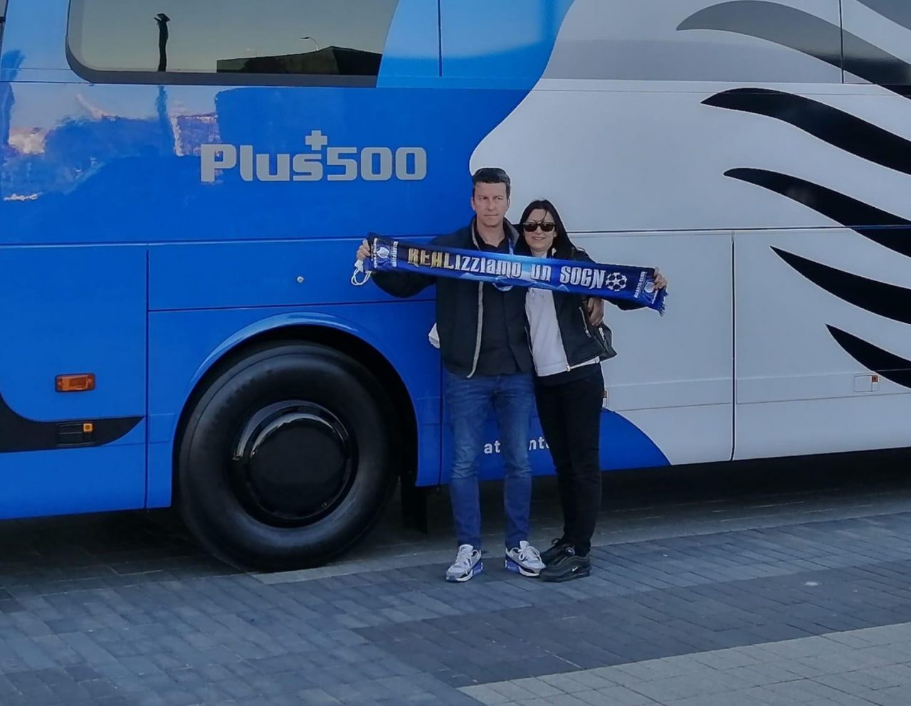 Da Solza a Madrid per stare vicino all’Atalanta: la storia di Graziano e Cinzia