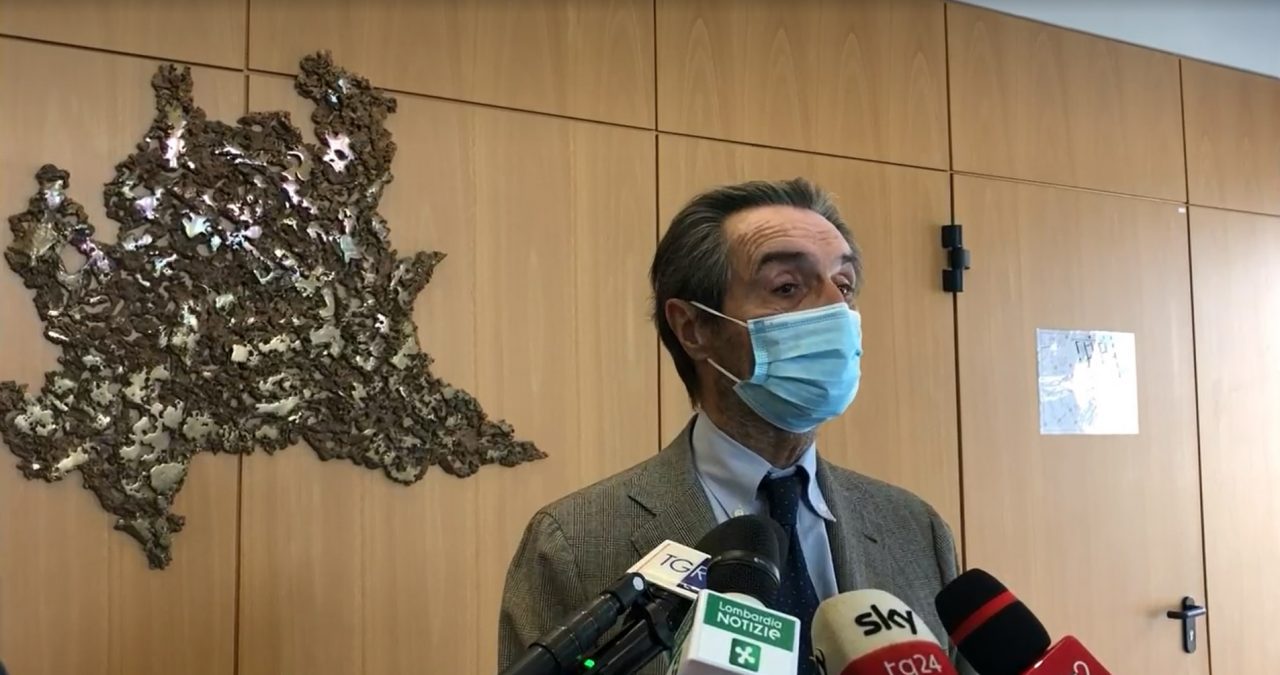Fontana: «Il Governo consenta ai figli del personale sanitario di fare scuola in presenza»