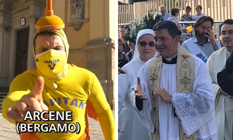 Arcene, il parroco trasmette la messa in radio: interviene addirittura “Striscia la notizia”