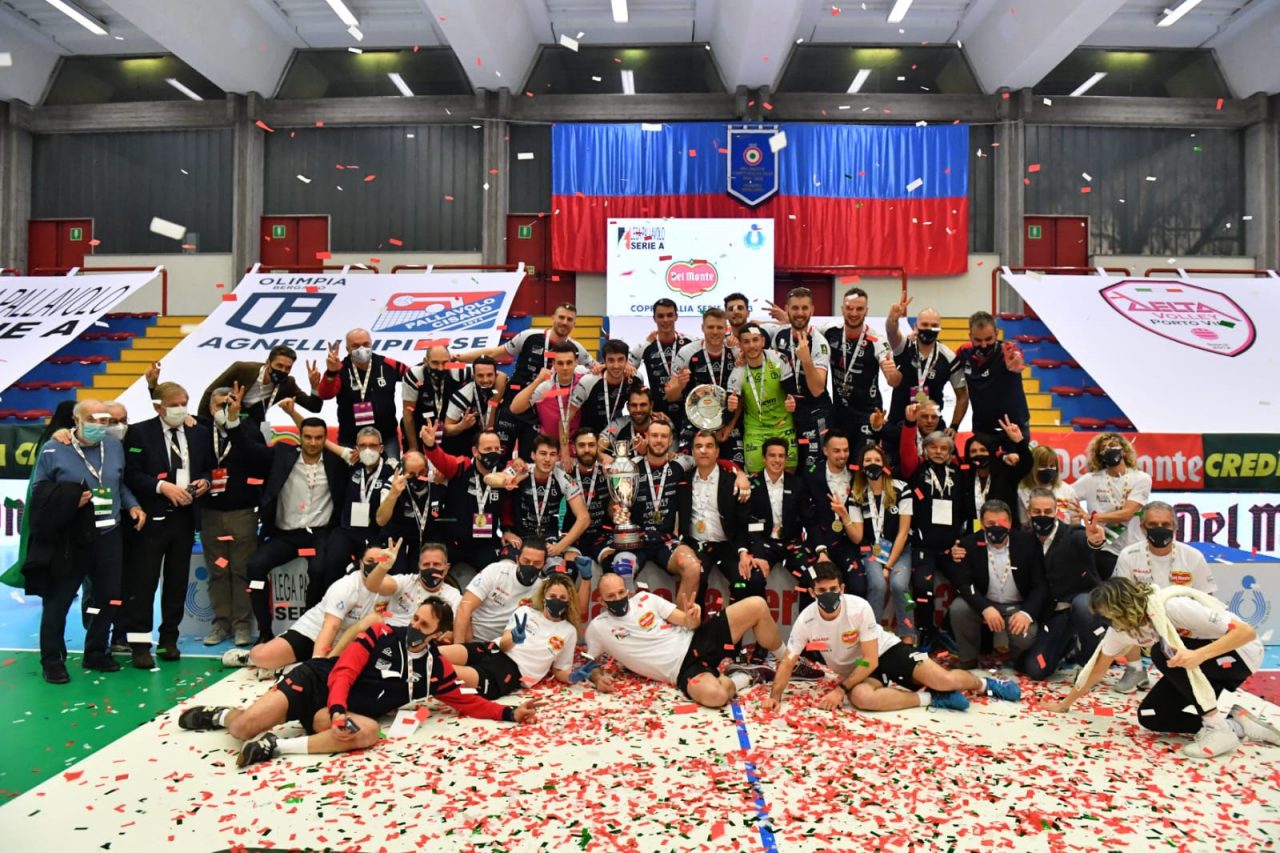 L’Agnelli Tipiesse vince la Coppa Italia! Secco 3-0 alla Delta Group Porto Viro