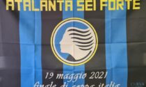 "Atalanta sei forte", la bandiera realizzata dalla Curva Nord per la finale di Coppa Italia