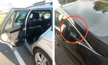 Finestrini delle auto in frantumi, a Verdello una vera e propria strage