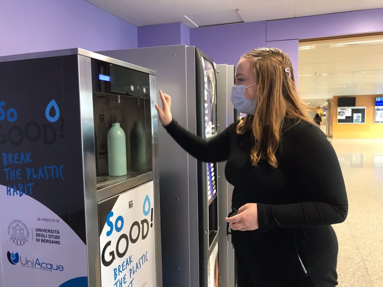 Università, installati 16 dispenser per l’acqua potabile (contro l’uso della plastica)