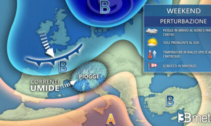 Stop al freddo invernale, ma il fine settimana si preannuncia all'insegna del maltempo