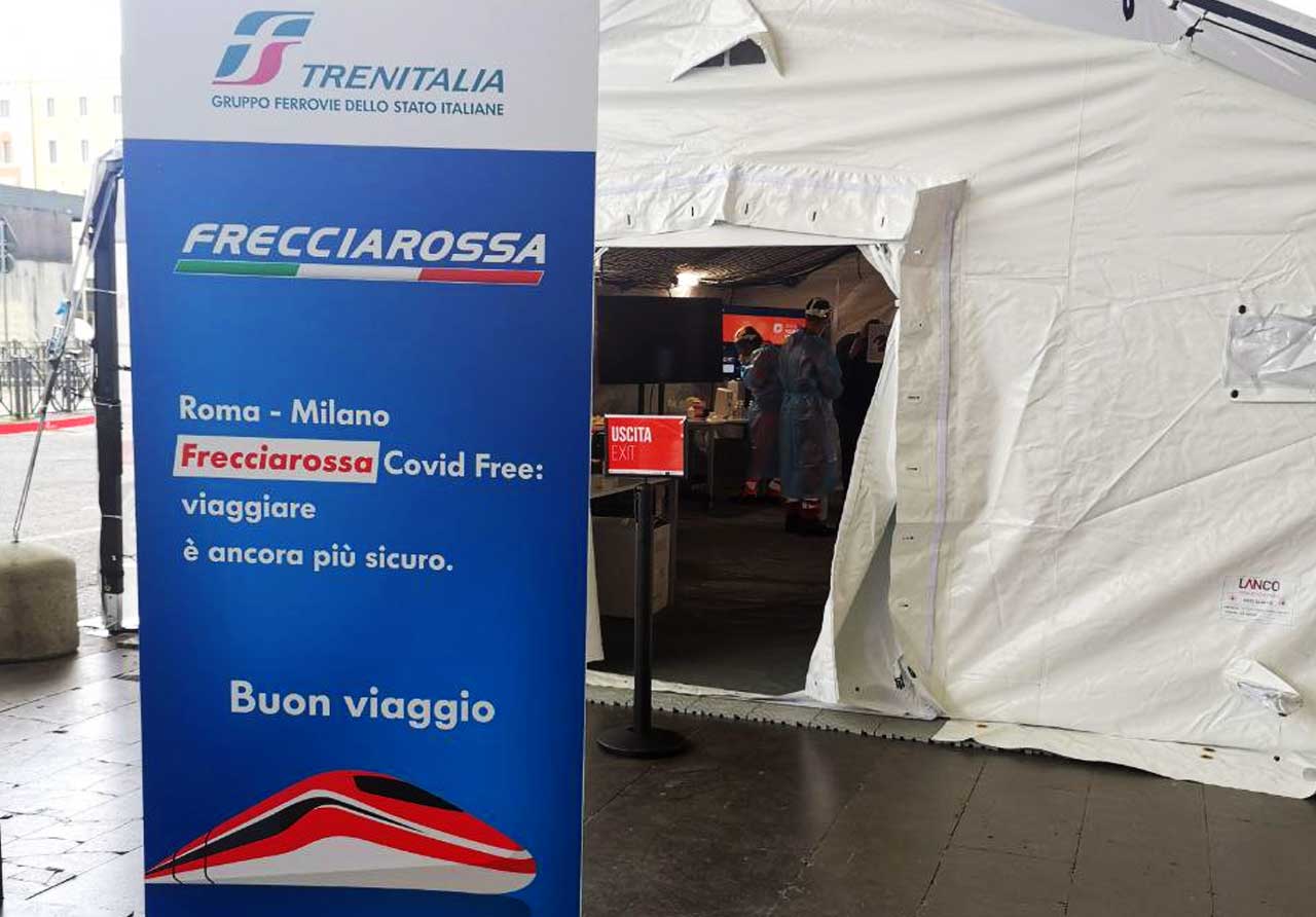 Partito il treno Covid Free Milano-Roma: ecco tutto quello che c’è da sapere