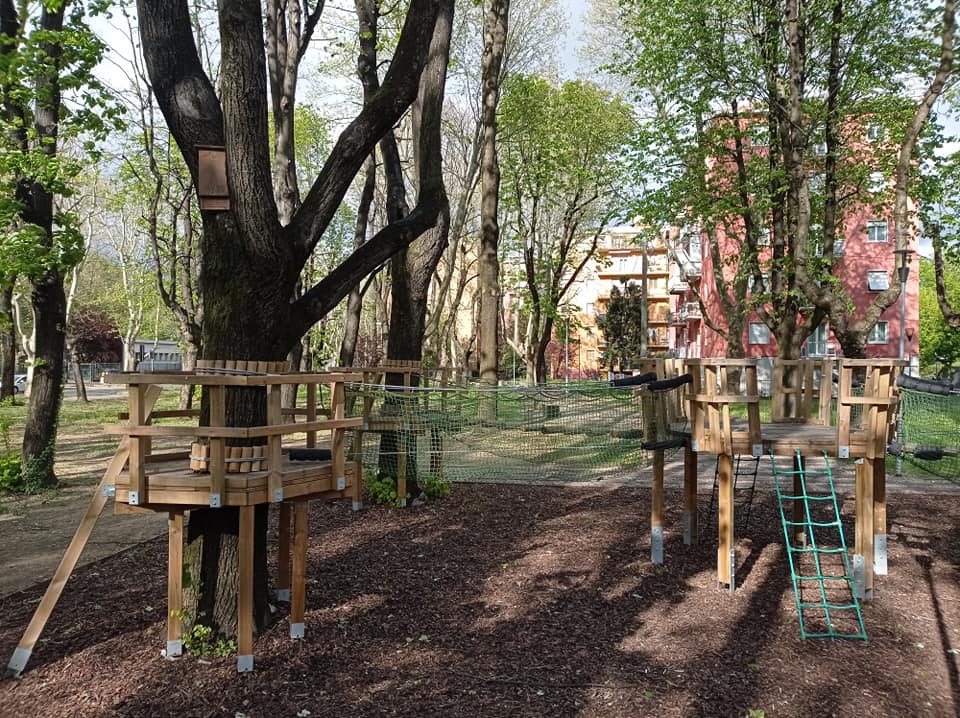 Nuova vita per il “Bosco” di via Mozart, alla Malpensata: parco avventura e orti