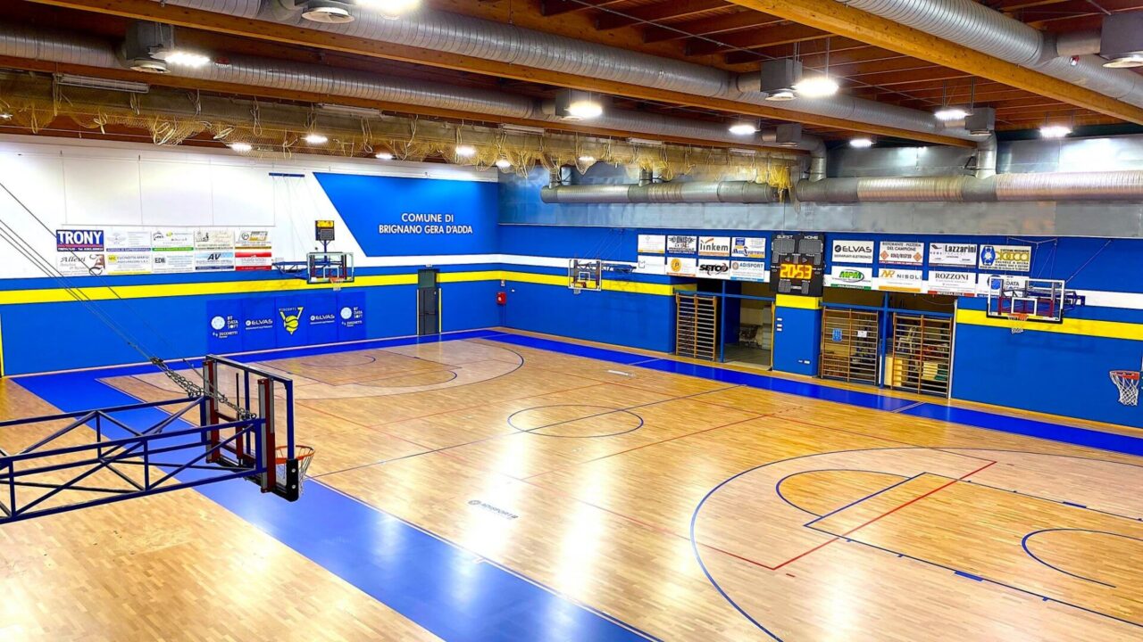 Il basket a Brignano può contare su una palestra in stile college americano