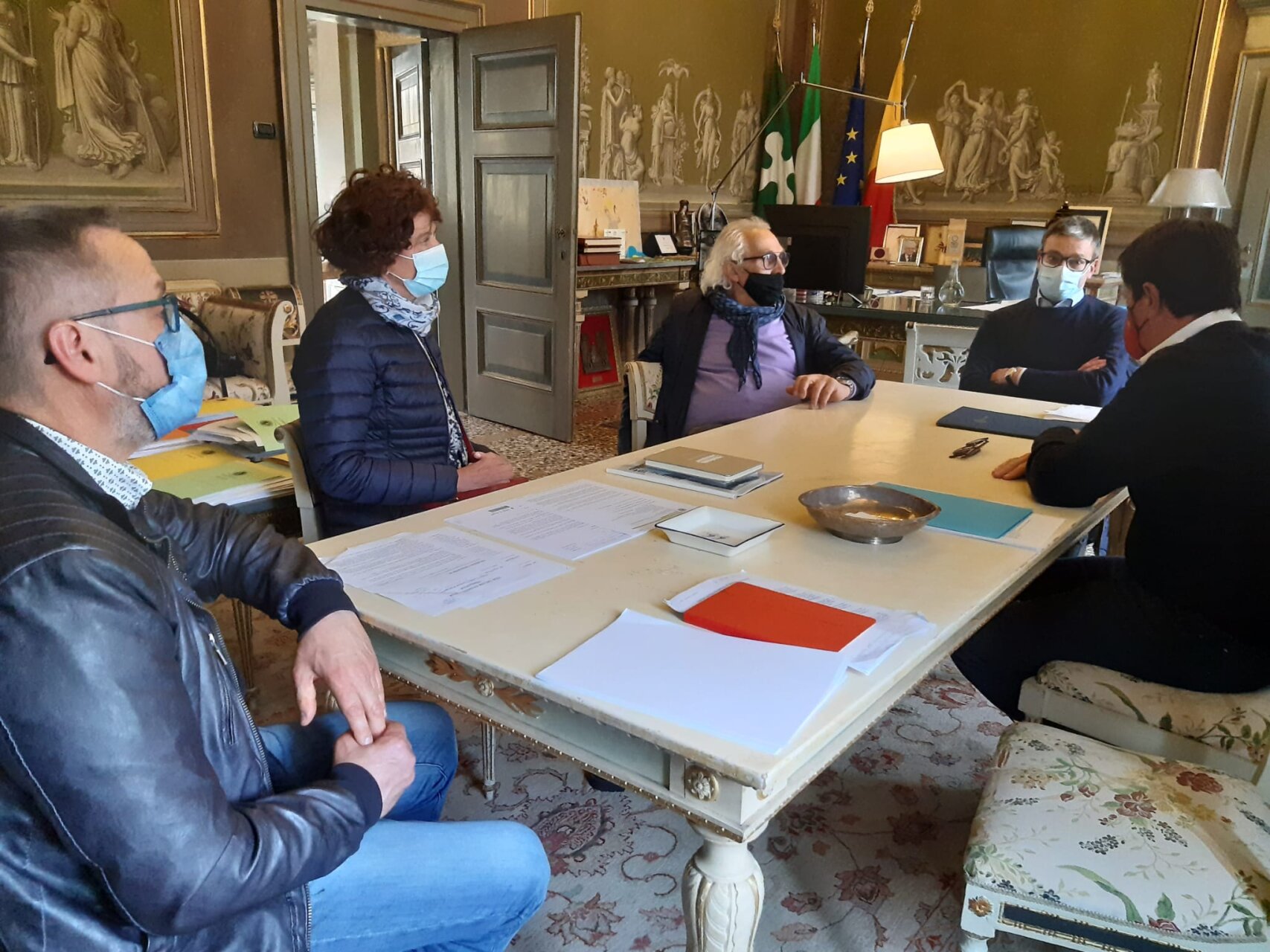 ANVA Bergamo_la delegazione incontra il Sindaco Gori (1)