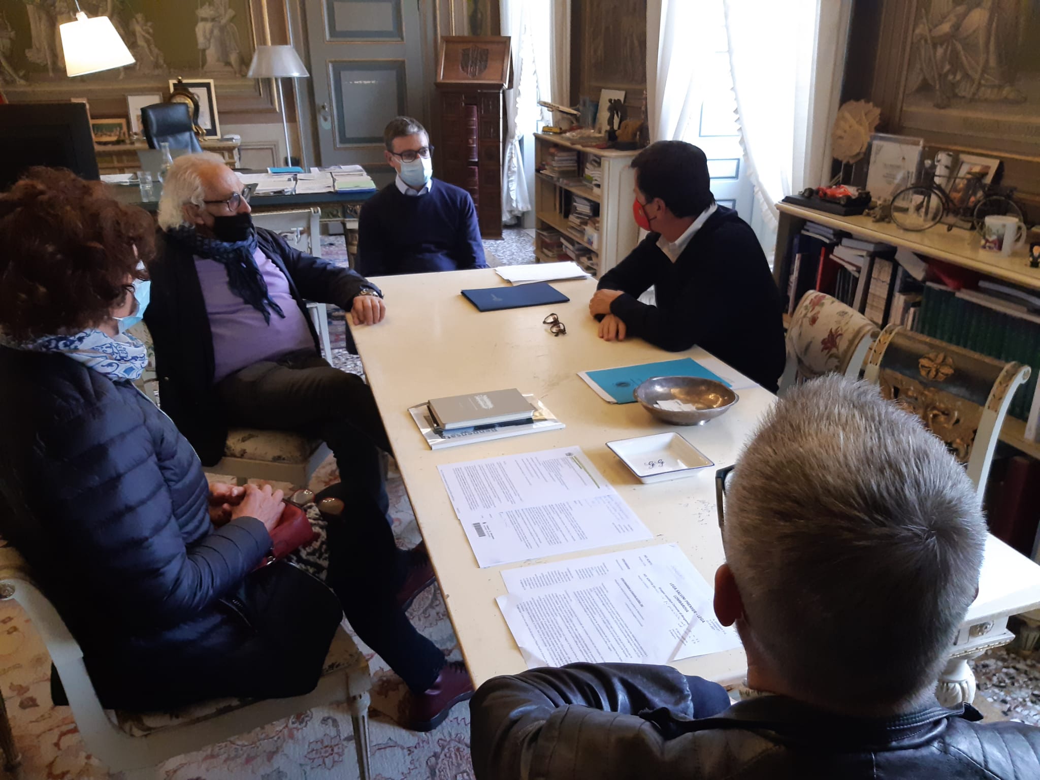 ANVA Bergamo_la delegazione incontra il Sindaco Gori (2)