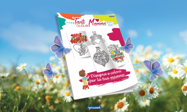 Tanti Auguri Mamma: dal 23 aprile, in regalo, un bellissimo album da colorare
