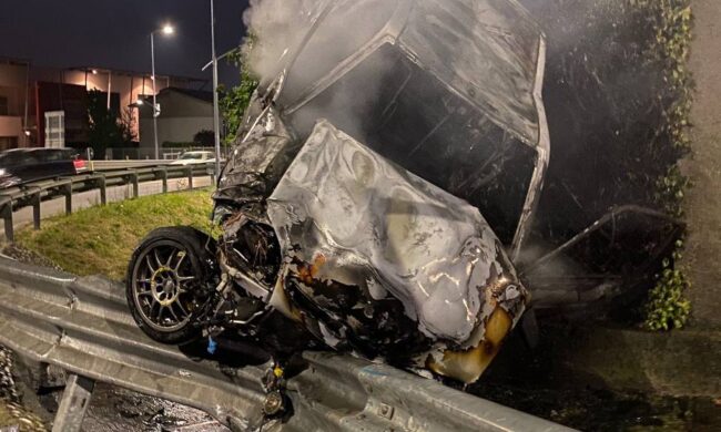 Pauroso incidente a Suisio, miracolato un 23enne