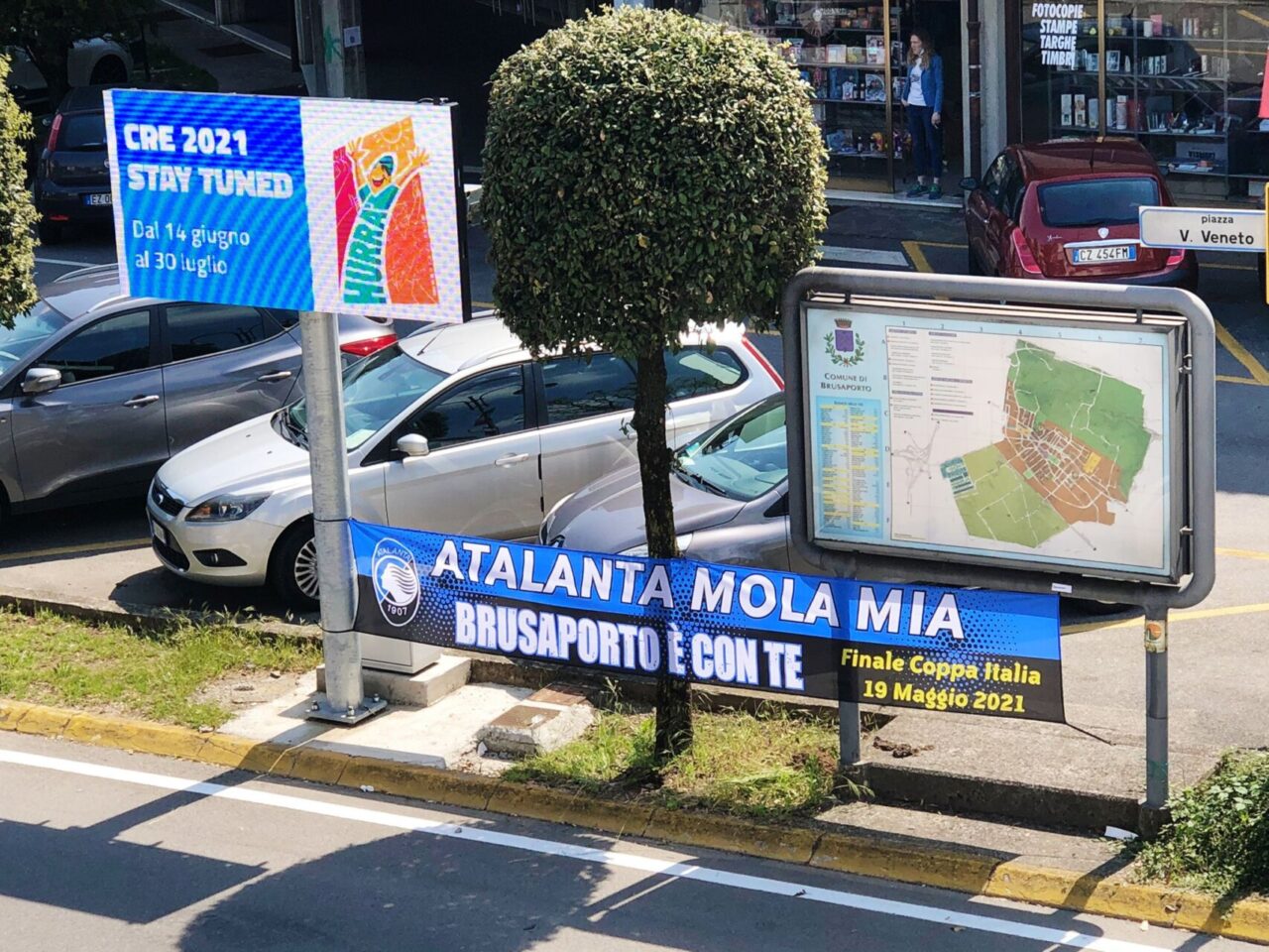 «Atalanta mola mia»: striscioni appesi in oltre 80 comuni bergamaschi per incitare la Dea