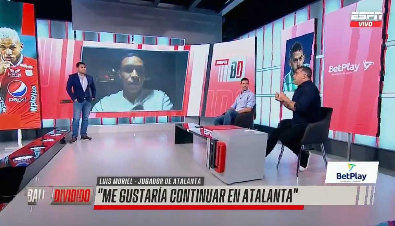 Muriel alla tv colombiana: «A Bergamo sto bene, voglio restare e puntare allo scudetto»