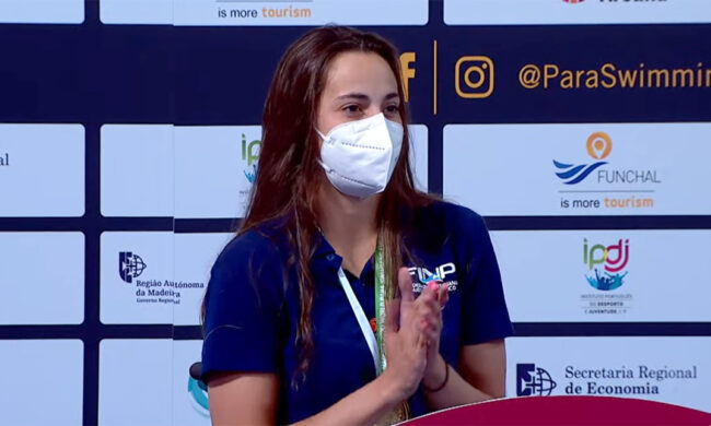 Giulia Terza stella del nuoto paralimpico con 5 ori e un bronzo agli Europei